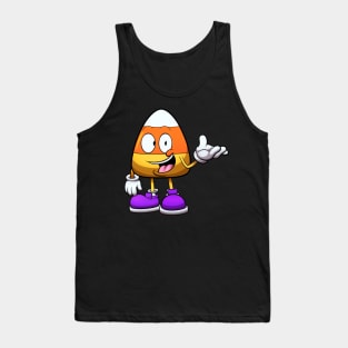 Cute Friendly Candy Corn Tank Top